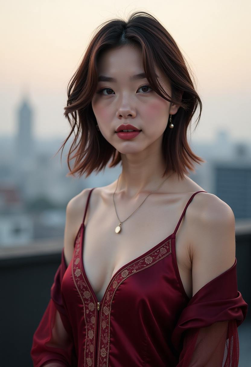 亲子一起清洗水蜜桃